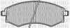 BORG & BECK BBP1658 Brake Pad Set, disc brake